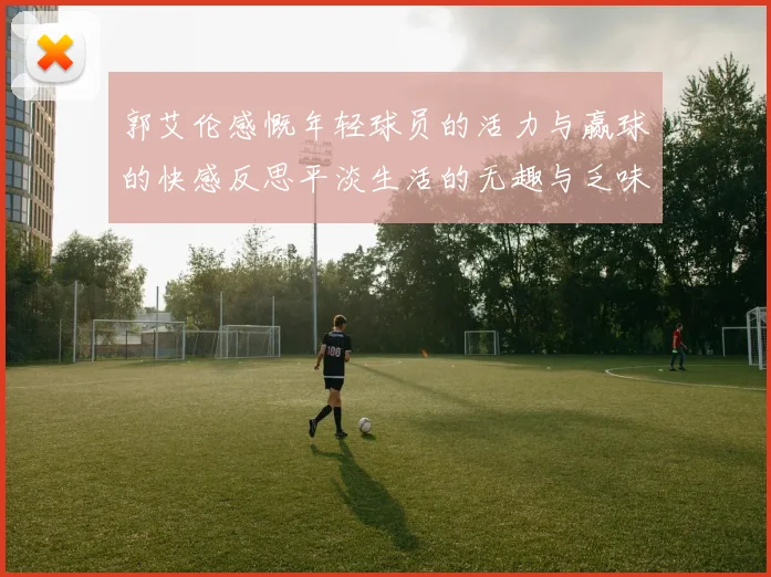 郭艾伦感慨年轻球员的活力与赢球的快感反思平淡生活的无趣与乏味